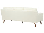 3 Seater Fabric Sofa Off-White LOKKA
