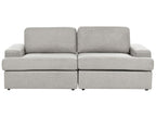 3 Seater Fabric Sofa Light Grey ALLA
