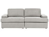 3 Seater Fabric Sofa Light Grey