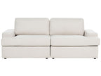 3 Seater Fabric Sofa Light Beige ALLA