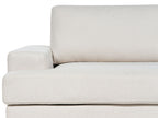 3 Seater Fabric Sofa Light Beige ALLA