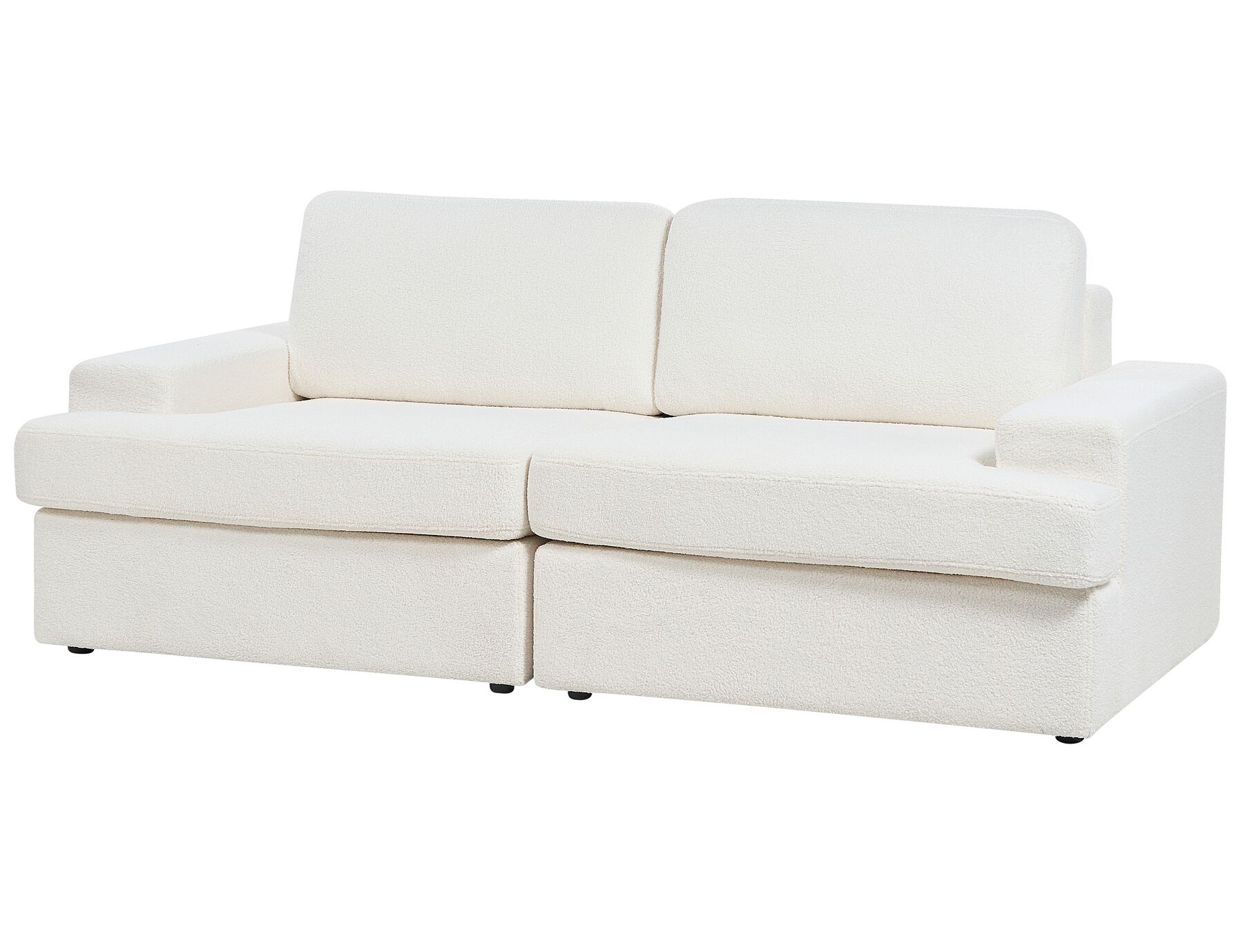 3 Seater Boucle Sofa White ALLA