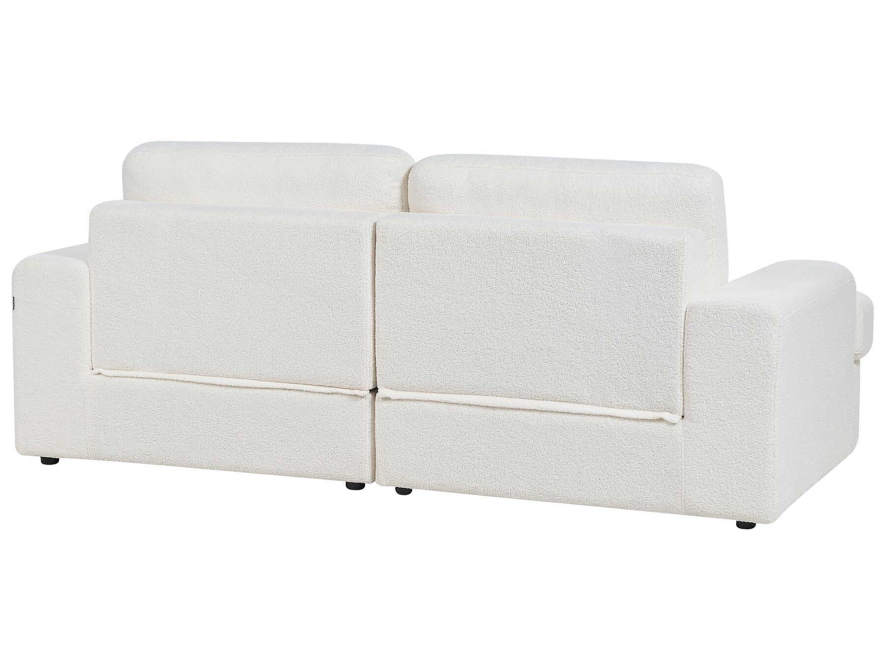 3 Seater Boucle Sofa White ALLA