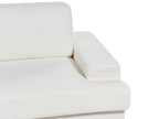 3 Seater Boucle Sofa White ALLA