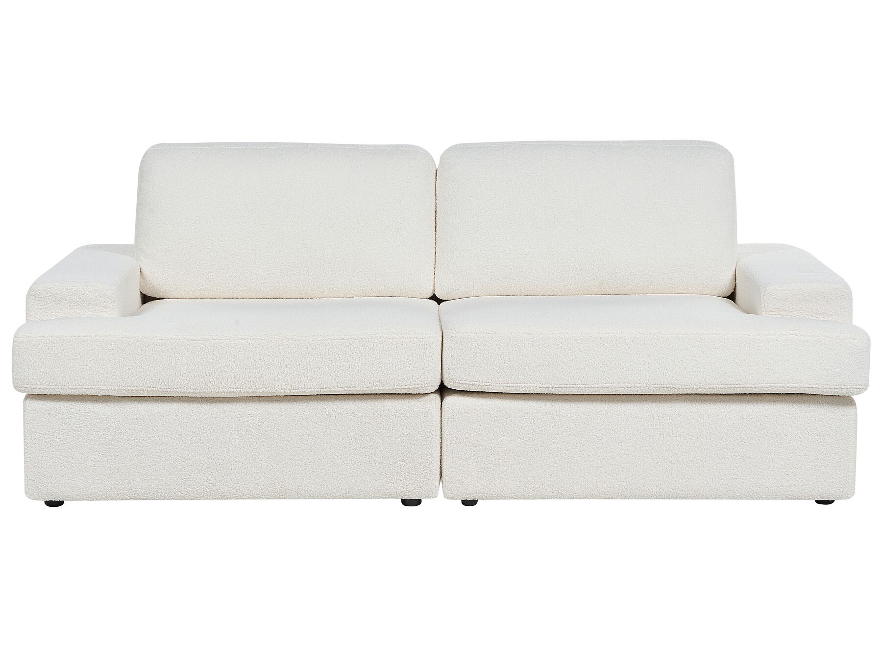 3 Seater Boucle Sofa White ALLA