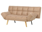 Sofa Bed INGARO Fabric Light Brown 2 Seater