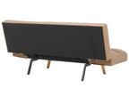 Sofa Bed INGARO Fabric Light Brown 2 Seater