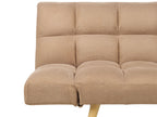 Sofa Bed INGARO Fabric Light Brown 2 Seater