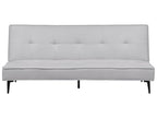 Sofa Bed ESSVIK Fabric Light Grey 3 Seater