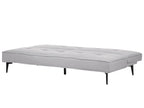 Sofa Bed ESSVIK Fabric Light Grey 3 Seater