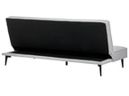 Sofa Bed ESSVIK Fabric Light Grey 3 Seater