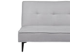 Sofa Bed ESSVIK Fabric Light Grey 3 Seater