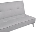 Sofa Bed ESSVIK Fabric Light Grey 3 Seater