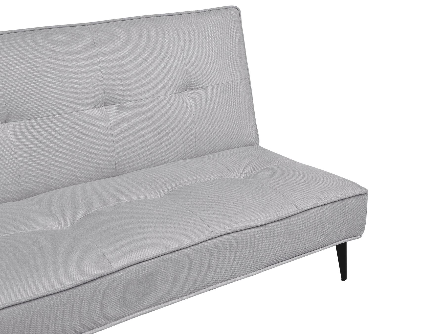 Sofa Bed ESSVIK Fabric Light Grey 3 Seater