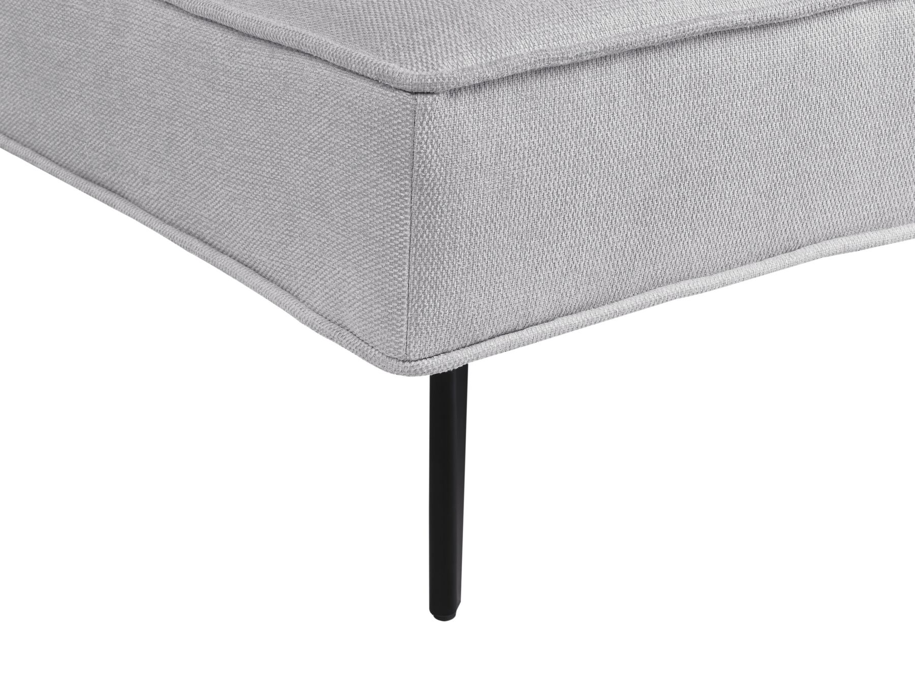 Sofa Bed ESSVIK Fabric Light Grey 3 Seater