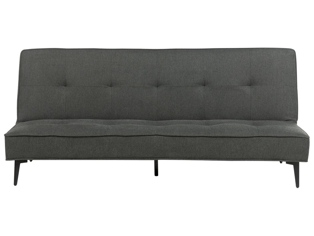 Sofa Bed ESSVIK Fabric Dark Grey 3 Seater