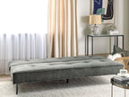 Sofa Bed ESSVIK Fabric Dark Grey 3 Seater