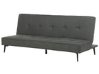 Sofa Bed ESSVIK Fabric Dark Grey 3 Seater