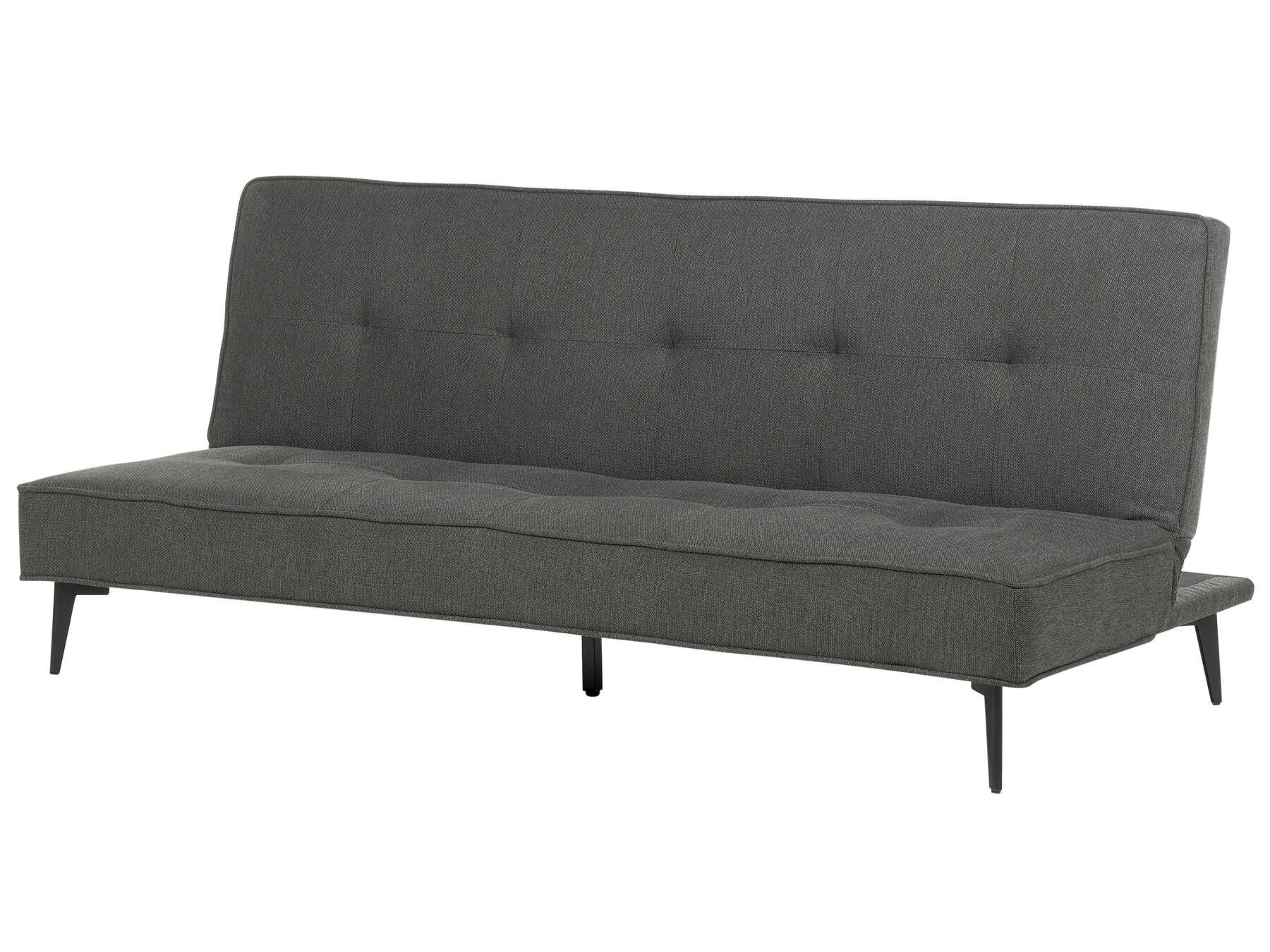 Sofa Bed ESSVIK Fabric Dark Grey 3 Seater