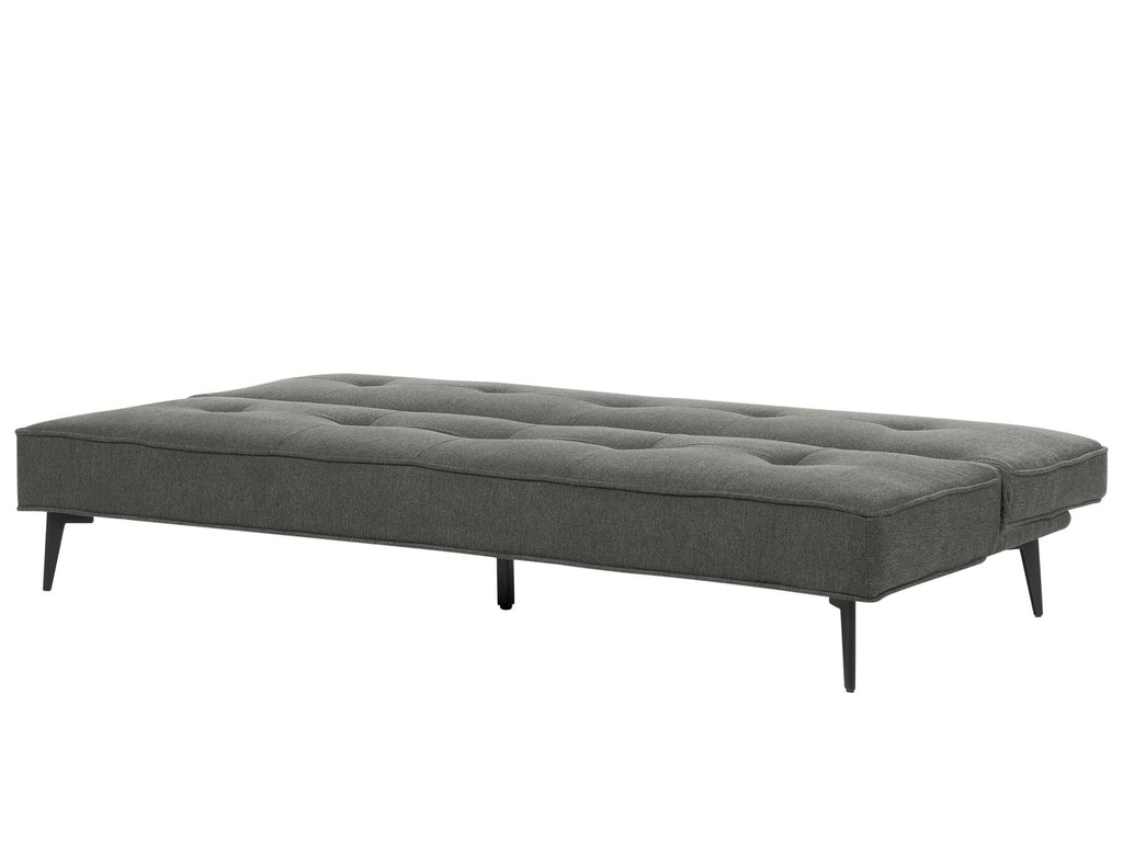 Sofa Bed ESSVIK Fabric Dark Grey 3 Seater