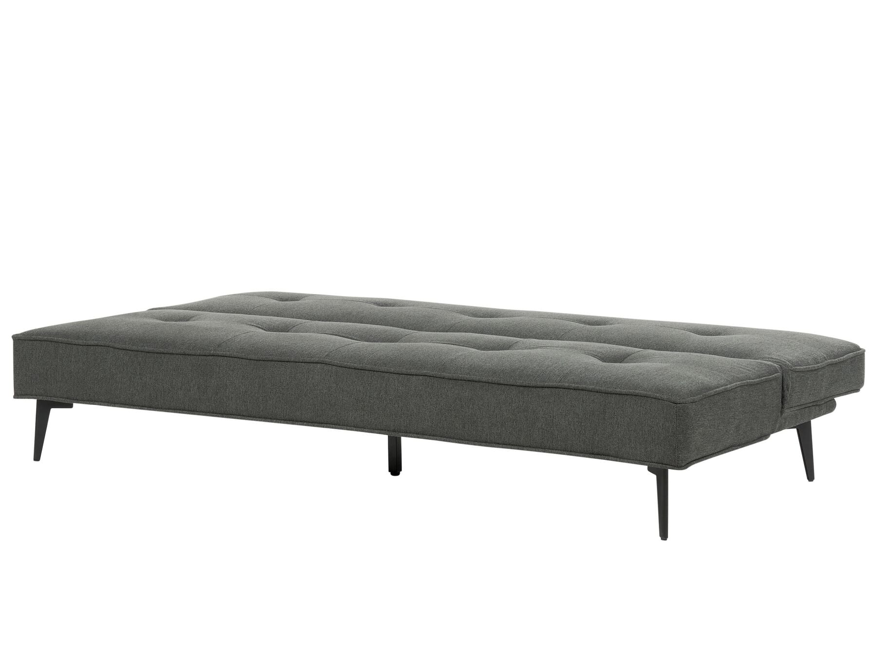 Sofa Bed ESSVIK Fabric Dark Grey 3 Seater