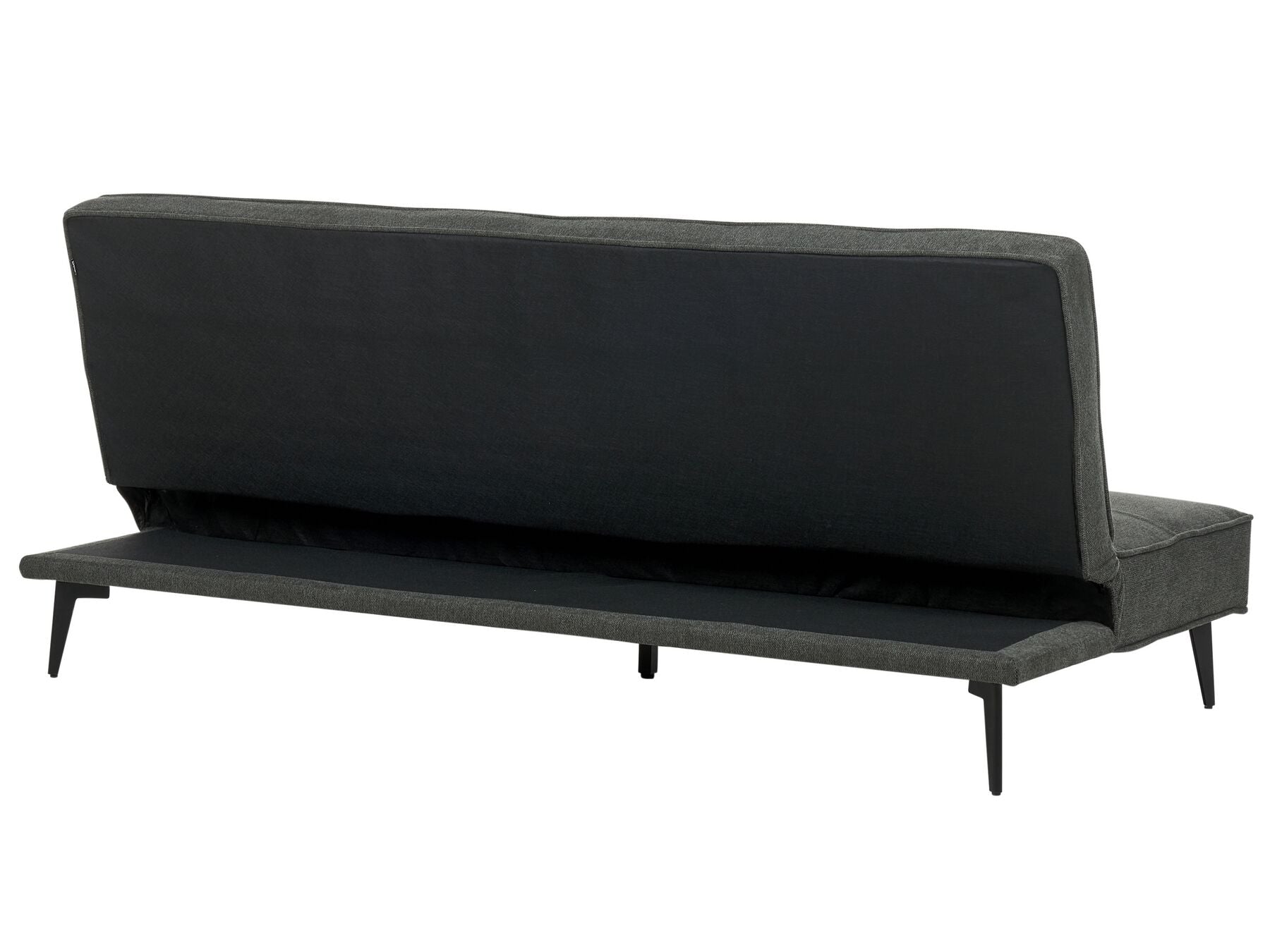 Sofa Bed ESSVIK Fabric Dark Grey 3 Seater