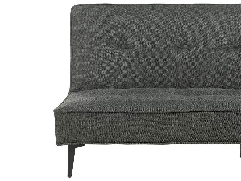 Sofa Bed ESSVIK Fabric Dark Grey 3 Seater