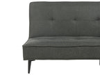 Sofa Bed ESSVIK Fabric Dark Grey 3 Seater