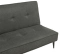 Sofa Bed ESSVIK Fabric Dark Grey 3 Seater
