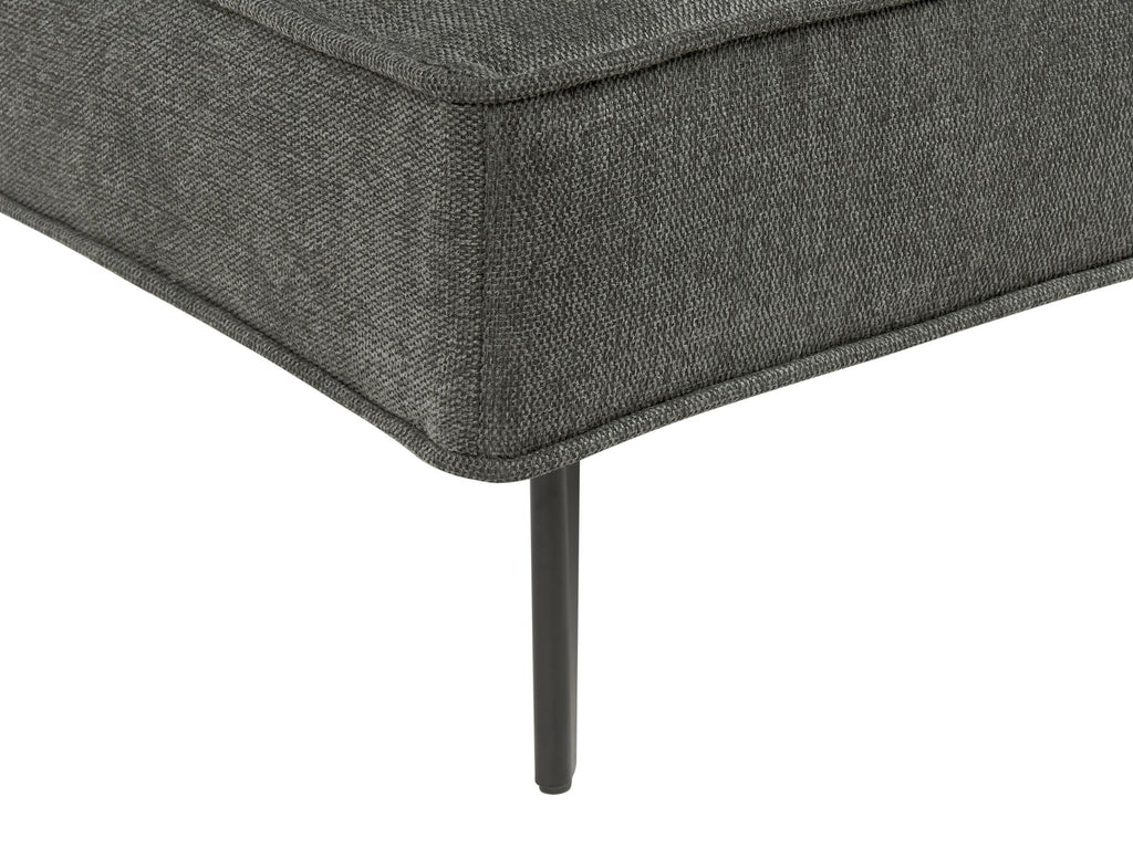 Sofa Bed ESSVIK Fabric Dark Grey 3 Seater
