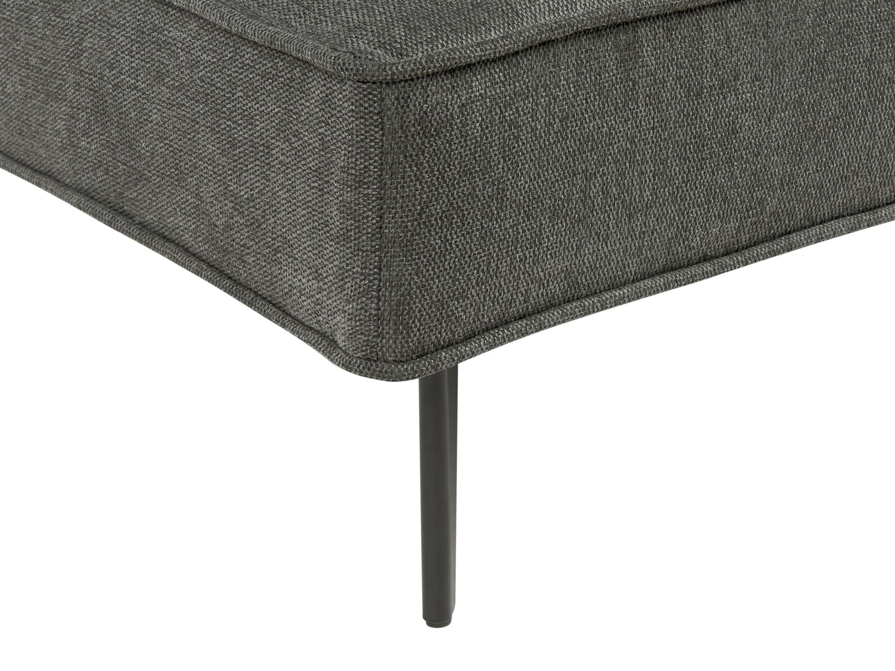 Sofa Bed ESSVIK Fabric Dark Grey 3 Seater