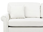 3 Seater Fabric Sofa White GINNERUP