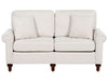 2 Seater Fabric Sofa Beige