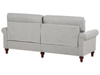 3 Seater Fabric Sofa Light Grey GINNERUP