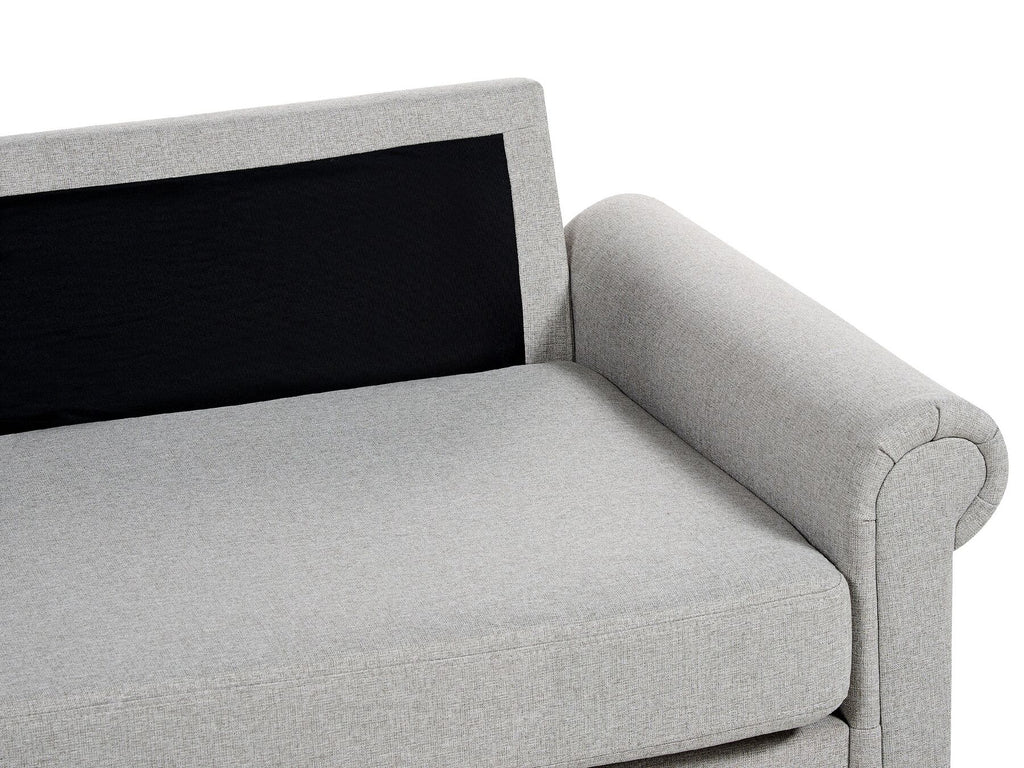 3 Seater Fabric Sofa Light Grey GINNERUP