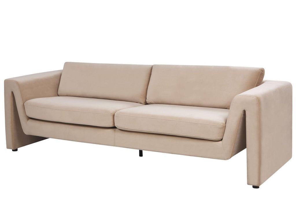 Velvet Sofa Beige MAUNU