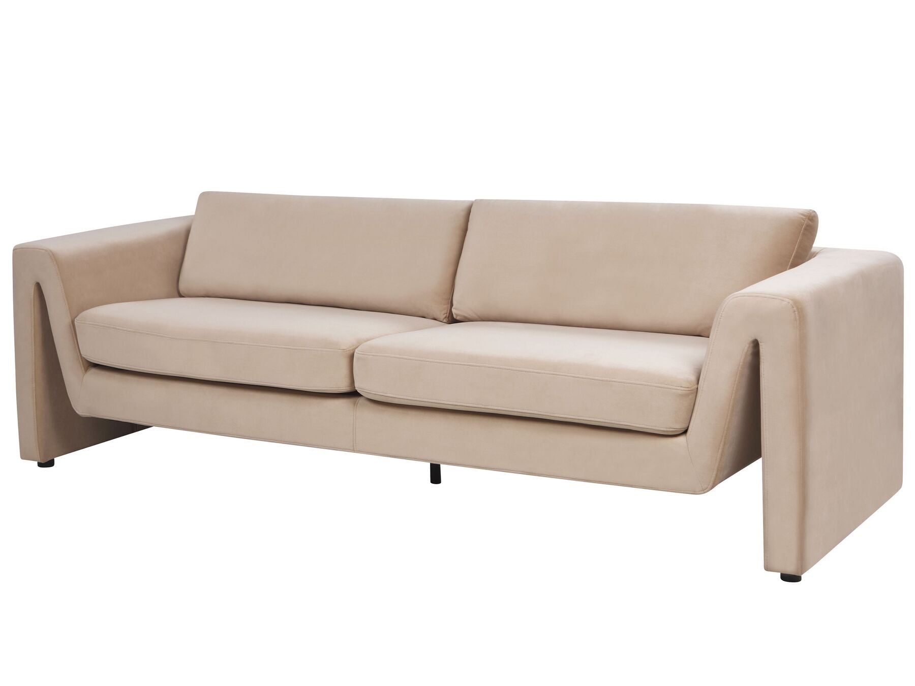 Velvet Sofa Beige MAUNU