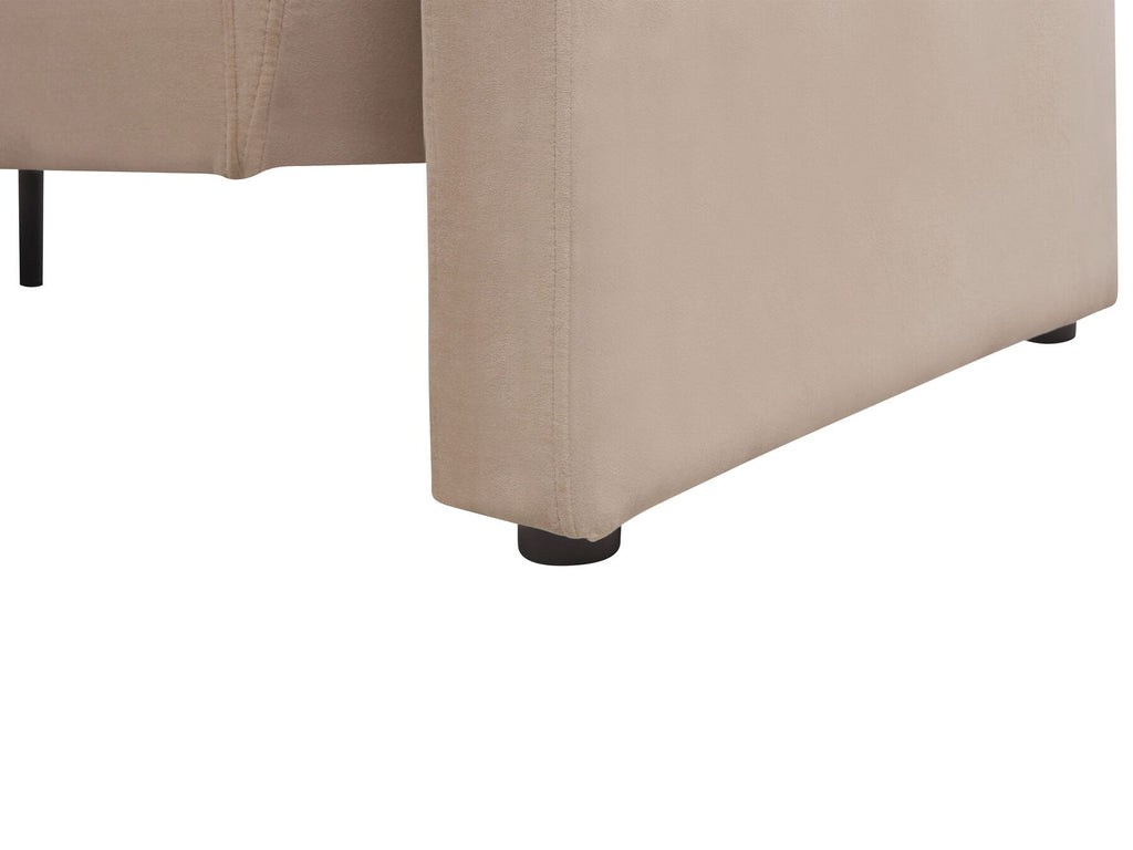 Velvet Sofa Beige MAUNU