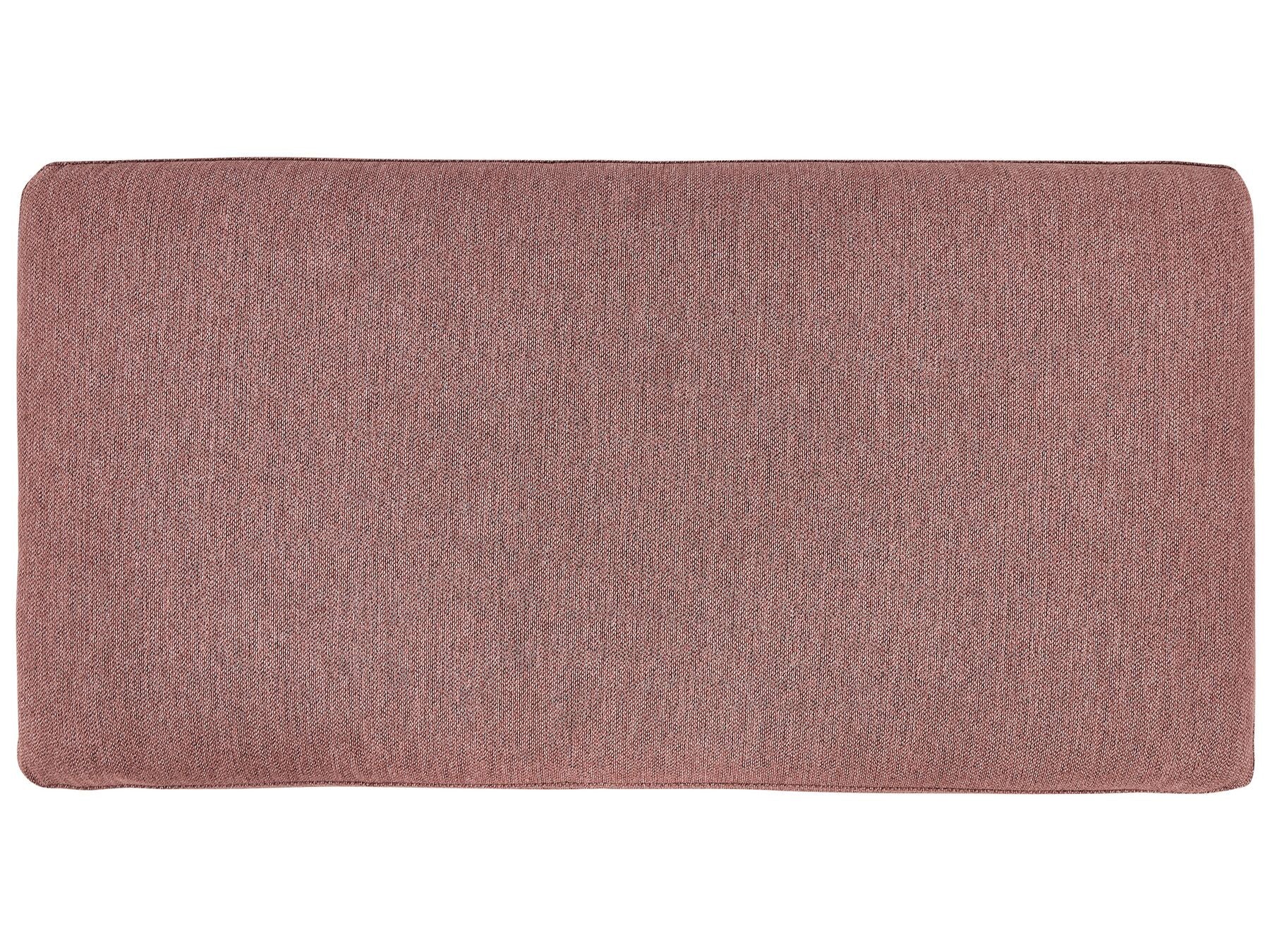 Corner Sofa BREDA Fabric Pink 2 Seater Left Hand
