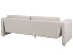Velvet Sofa Light Beige MAUNU