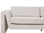 Velvet Sofa Light Beige MAUNU