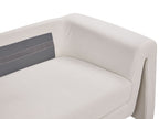 Velvet Sofa Light Beige MAUNU