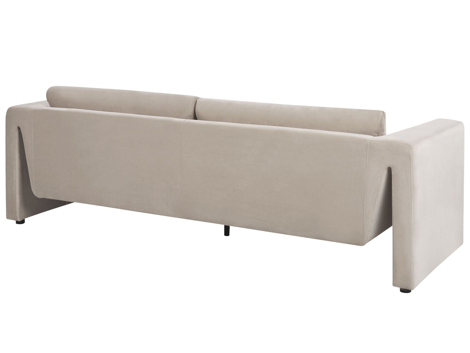 Velvet Sofa Taupe MAUNU