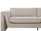 Velvet Sofa Taupe MAUNU