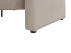 Velvet Sofa Taupe MAUNU