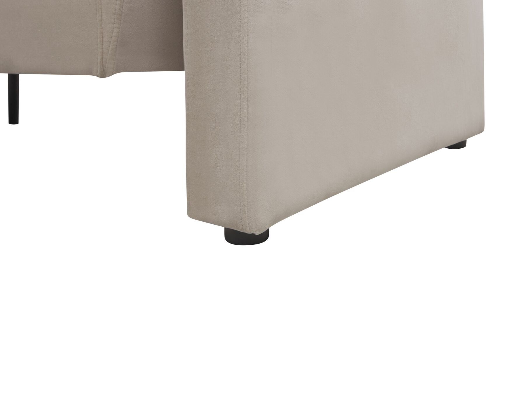 Velvet Sofa Taupe MAUNU
