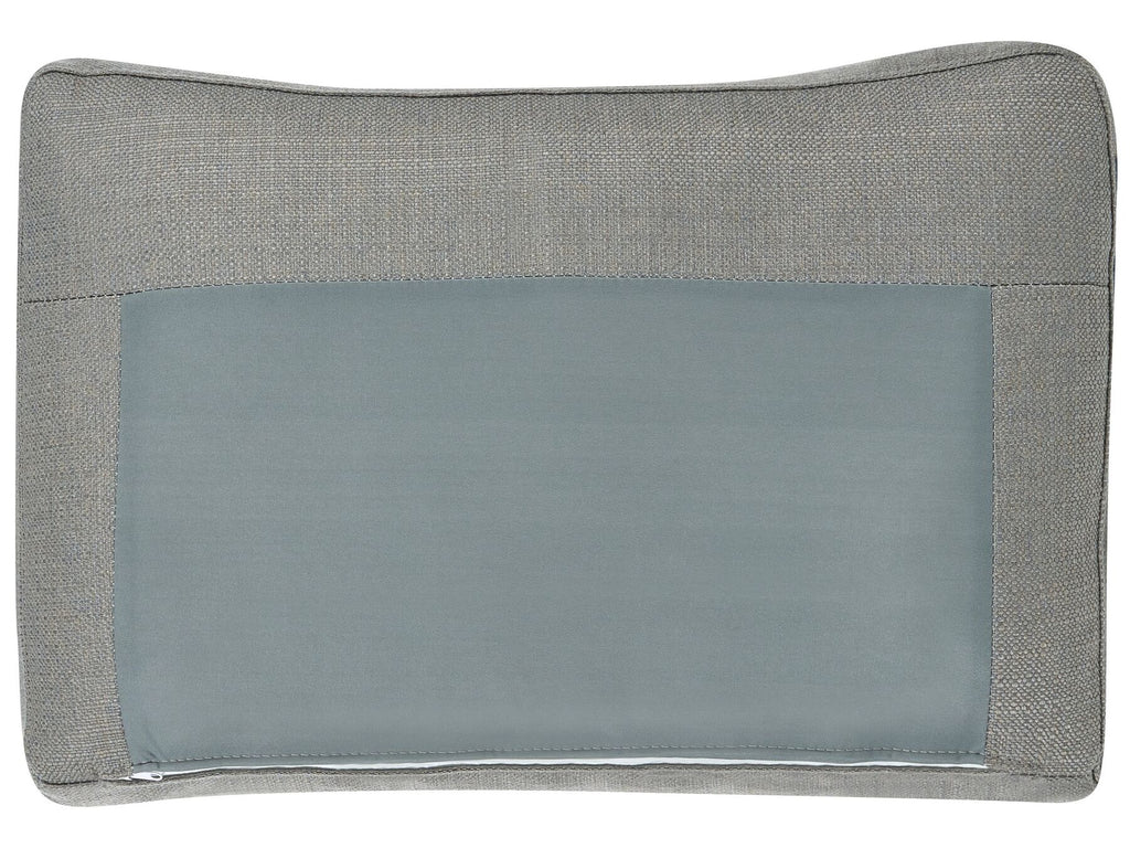 Corner Sofa Bed SIRO Fabric Grey with Storage 3 Seater Right Hand