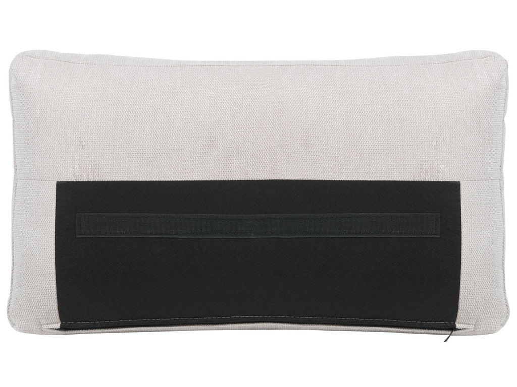 2 Seater Fabric Sofa Beige NURMO