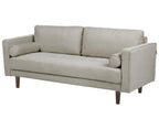 3 Seater Fabric Sofa Taupe NURMO
