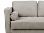 3 Seater Fabric Sofa Taupe NURMO